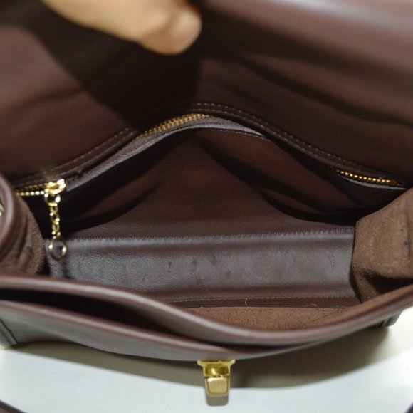 SOLD🚫Coach Vintage USA Made Leather Court Bag - Picture 14 of 15